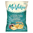 Miss Vickie’s - Sel de mer et vinaigre de malt Croustilles Cuites a la Marmite - 40 g - Paquet de 40-Sel marin et vinaigre de malt