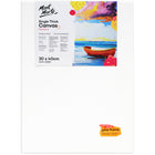 Mont Marte 12" x 16" Studio Canvas - Single Thick Frame - 5 Pack-No need for framing when done and back stapled for a clean edge look