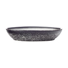 Maxwell & Williams Granite Oval Bowl - 10" - Black - 4 Pack-Dinnerware