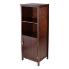 Winsome Brooke Jelly Cupboard with 2 Shelves and Door-Brooke Cabinet / cupboard is versatile for use in bathroom for storing linens, in the office for supplies, in the living room for multimedia and in so many other ways