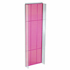 Azar Displays 44" x 14" Pegboard Powerwing Display, Pink (700350-PNK)-Pink