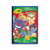 Crayola Giant Colouring Pages - Pokemon-Includes 18 giant pages featuring your favourite Pokemon