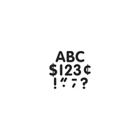 Ressources créées par l'enseignant Police classique Lettres majuscules Noir 4", 243 Pack-Poinçonnage facile et revêtement pour plus de durabilité.