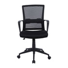 TygerClaw - Chaise de bureau en maille et tissu à dossier moyen-Confort personnalisé en un clin d'œil grâce au réglage de hauteur facile et à la rotation fluide à 360°