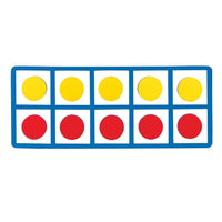 Learning Advantage Giant Magnetic Foam Ten Frames (CTU7469)-Teachers and students will engage in base ten, operation skills and other number skills as a group or center activity.