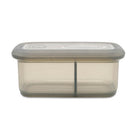 Minimal Boîte à bento en silicone - Gris - 700ml - Ensemble de 2-Conception étanche brevetée