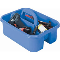 Quantum Storage Systems Supply Caddy, 5.5" x 13-3/8" x 13-3/8", Blue - 4 Pack-Colour: Blue