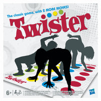 Hasbro Gaming Twister Game-Fun Twist On Twister Game: This Twister game features classic Twister gameplay, plus 2 more wild challenges—Spinner's Choice and Air! Try to be the ultimate Twister game champion
