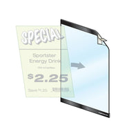 J&J (MKF8511W-12) Magik Frame, 8.5x11, White, 20 Pack-Reusable poster holder