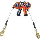 DBI Sala Nano-Lok Edge Self-Retracting Lifelines with Swivel Snap Hook, 2 Legs-Specifically designed for foot level tie off and sharp edge applications