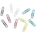 Staples Jumbo Vinyl-Coated Paper Clips - Assorted Colours - 50 Pack-Smooth surface prevents snags and marks on papers