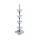 Azar Displays 4-Tier 12" Bowl Display (751204)-Display fixture