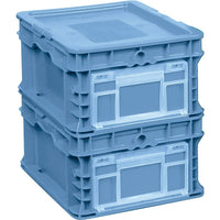 Orbis FlipakTM Polyethylene Plastic (PE) Distribution Containers, 24.0" x 15.0", Royal Blue, 6 Pack-Containers not included. Pack includes lids only