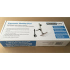 Rocelco EFD Sit To Stand Ergonomic Floating Desk, Black-Gas spring design for easy movement and precise positioning
