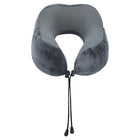 Austin House Memory Foam Neck Pillow - Black-Removable cover 100% Polyester