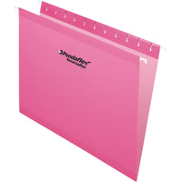 Pendaflex Premium Coloured Hanging File Folders - Legal - Pink - 25 Pack-10 times stronger than standard folders to last longer and hold more without tearing
