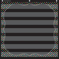 Teacher Created Resources Chalkboard Brights 7 Pocket Chart, 28" x 28"-7 clear pockets are perfect for any size sentence strips