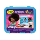 Crayola Karma's World Art Case-Includes 1 reusable storage case, 24 crayons, 12 fine line markers, 10 broad line markers, 16 colouring pages, 2 sticker sheets, 1 journal and 1 poster