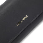Champs RFID Trifold Expandable Wallet -  Black-9 credit card slots