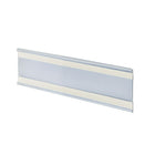 Azar Displays – Porte-étiquette en C avec revers adhésif, plastique transparent, 3 x 8,5 po, 10/paquet (199611)-Idéal pour le bureau, l’école, l’entreprise et bien plus encore