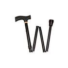 Drive Medical Heavy Duty Folding Cane Lightweight Adjustable with T Handle-Black, Steel