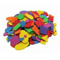 Charles Leonard Creative Arts Foam Shapes, Assorted Colours/Sizes, 4320/Pack (CHL70572)-Comes in assorted colour for attractive look