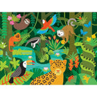 Petit Collage Wild Rainforest Floor Puzzle - 24 Pieces-Perfect for Ages 3+