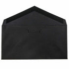 JAM Paper Monarch Envelopes - 3.875" x 7.5" - Black Linen - 50 Pack -Size: Monarch (3.88 x 7.5 inches)