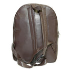 Ashlin Naples Traveler Knapsack, Dark Brown-Main Zippered compartment