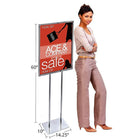 Azar Displays Single Frame Easel Display (300702)-Metal