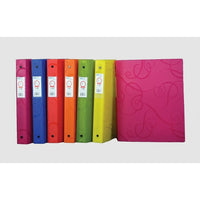 Filemode Swirl Binder, Assorted Colours, 1.5" Ring, 8 Pack-Colour: Asstorted colours