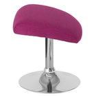 Flash Furniture Egg Magenta Fabric Ottoman-Taut Upholstery
