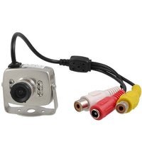 SeqCam – Mini caméra de sécurité couleur, 4 po x 6 po x 3 po, gris-Le capteur d'images évolué produit une vidéo haute résolution à 380 lignes TV de résolution