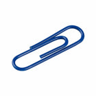 JAM Paper Colored Standard 1" Paper Clips - Dark Blue - 3 Packs of 100-These colorful paperclips are great for organizing papers at home, school, or the office