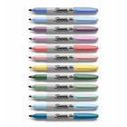 Sharpie Mystic Gems Fine Markers - Assorted Colours - 12 Pack-12 Pack - Tanzanite,Blue Chalcedony, Purple Fluorite, Lavender Mica, Cabochon Coral, Rose Quartz, Citrine, Jasper Green, Geode Green, Aquamarine, Light Blue Topaz, Peacoch Blue