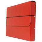 JAM Paper Heavy Duty Chipboard Portfolios With Elastic Closure, 10 x 13.25 x 1.25, Red, 2 Pack (2154512318g)-Material: Chipboard