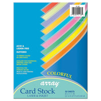 Pacon Card Stock, 8.5" x 11", Assorted, 150 Pack (PAC101168)-Acid free and lignin free