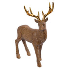 Truu Design Standing Deer Figurine, 9 x 14 inches, Beige-Measurement: this cute standing deer statue measures 9"L x 14"H x 3.5"W in dimensions