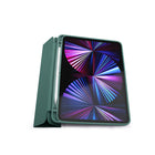 JCPal DuraPro Case with Pencil Holder for 11" iPad Pro (2021 Model) - Midnight Green-Compatible with Pencil charge/sync