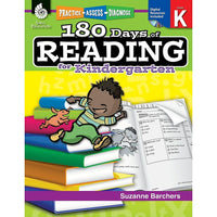 Shell Education – Livre de lecture « Practice, Assess, Diagnose : 180 Days Of Reading Book » pour prématernelle (SEP50921)-Prématernelle/4 à 6 ans