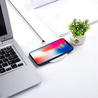 LBT 10 Watts Fast Wireless Charger Pad Qc3.0 Charger Qi Certified - White-LED Charging Indicator indicates wireless charging has started