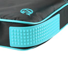 Vangoddy 15.6" Laptop Messenger Bag - Aqua-Front pocket size 6.5" x 8" size.