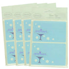 JAM Paper Christmas Holiday Gift Label Name Tag Stickers, 2.25 x 3.5, Hanukkah, 4 sets of 24 (2167215455g)-Size: 2-1/4"(h) x 3-1/2"(w)