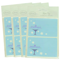 JAM Paper Christmas Holiday Gift Label Name Tag Stickers, 2.25 x 3.5, Hanukkah, 4 sets of 24 (2167215455g)-Size: 2-1/4"(h) x 3-1/2"(w)