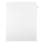 Mark Maker – Onglets séparateurs juridiques blancs, 1/15 onglets, format lettre, sans trous, numéro 17, 25/paquet-Onglets séparateurs blancs, 1/15 onglets