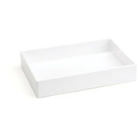 Poppin Medium Accessory Tray - White-Poppin's White Medium Accessory Tray matches perfectly with all White Poppin's products