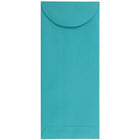 JAM Paper #11 Policy Business Coloured Envelopes - 4.5" x 10.375" - Sea Blue Recycled - 25 Pack-Colour: Sea Blue