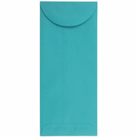JAM Paper #11 Policy Business Coloured Envelopes - 4.5" x 10.375" - Sea Blue Recycled - 25 Pack-Colour: Sea Blue