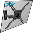 Barkan Curved / Flat Panel Single Arm TV Wall Mount, Full Motion, Fits 29" to 65" (3300.B)-Minimum Distance From Wall: 2.4"/ 6.2cm 
Maximum Distance From Wall: 10.3"/ 26.2cm