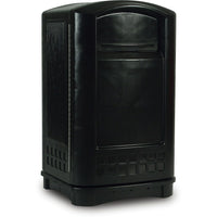 Rubbermaid Plaza Container Black 50Gallon (FG396400BLA)-Capacity - 50 US gal.